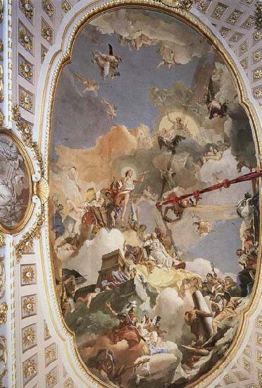 TIEPOLO, Giovanni Domenico The Apotheosis of the Spanish Monarchy Germany oil painting art